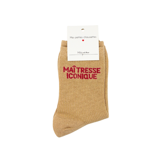 Chaussettes "Maîtresse iconique"