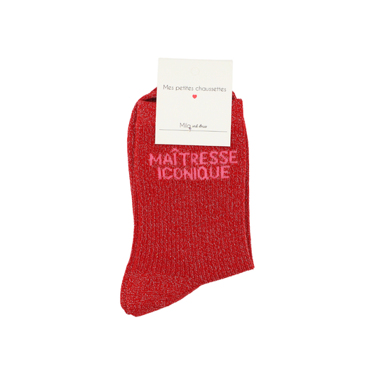 Chaussettes "Maîtresse iconique"