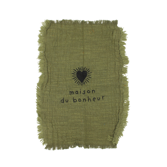 Essuie mains "Maison du bonheur"
