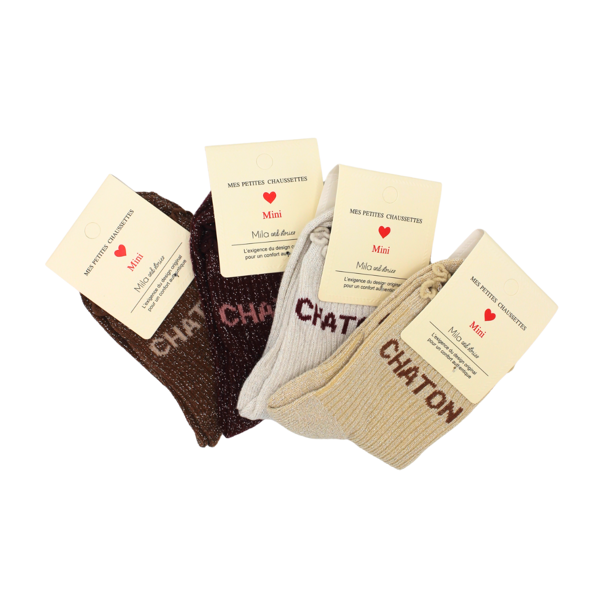 Chaussettes enfant "Chaton"