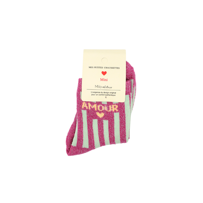 Chaussettes enfant "Amour"