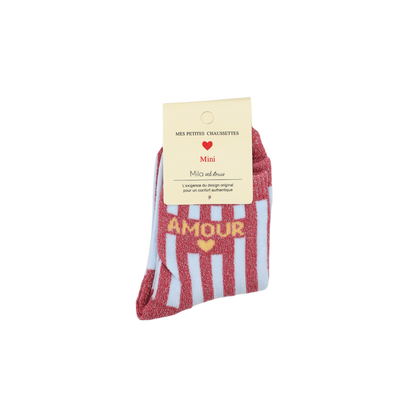 Chaussettes enfant "Amour"
