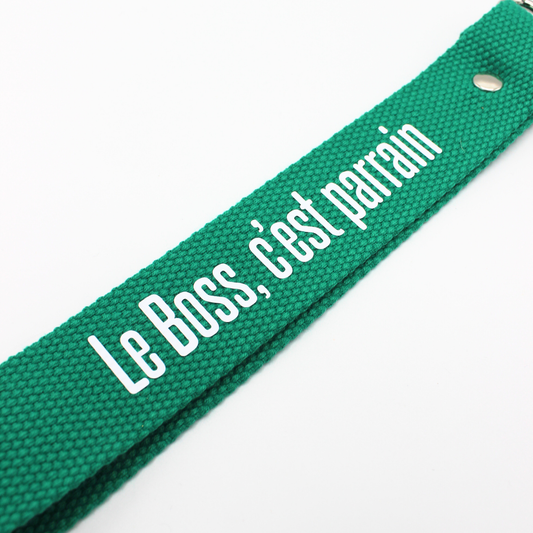 Porte-clés Le boss, c'est parrain