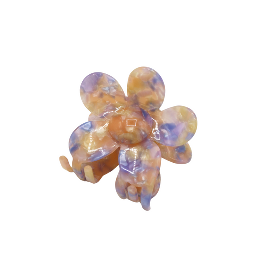 Pince à cheveux Fleur marbrée