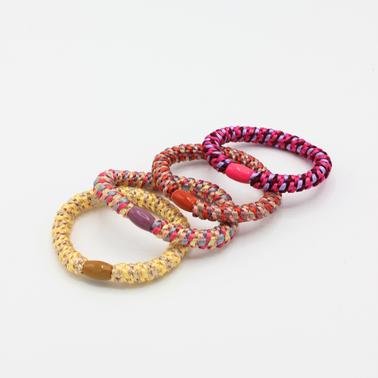 Élastique pour cheveux multicolore