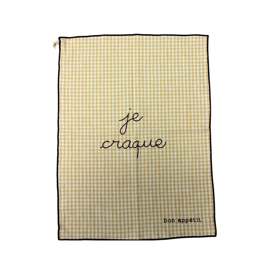 Torchon « Je craque »