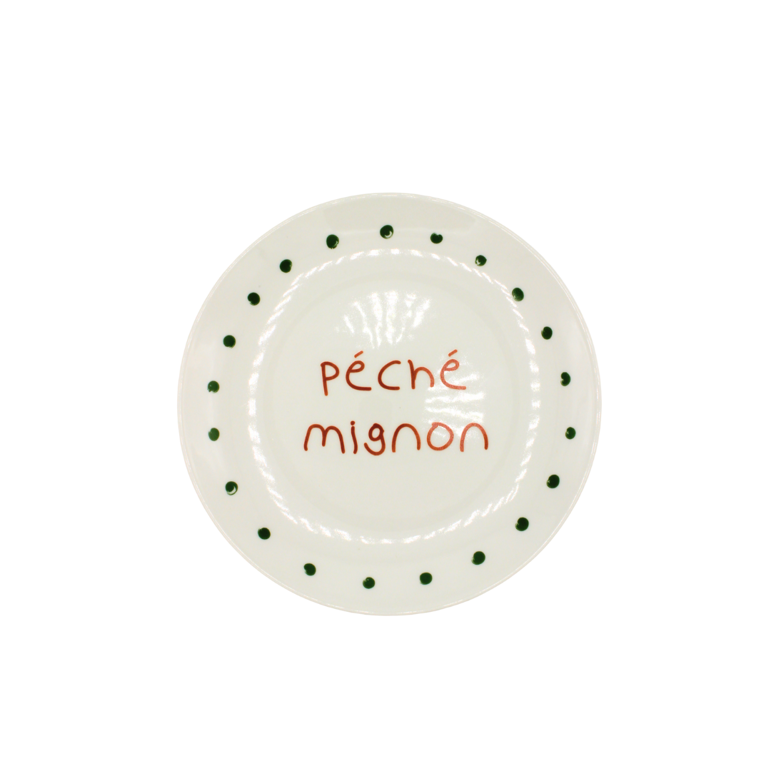 Coffret de 6 assiettes à message