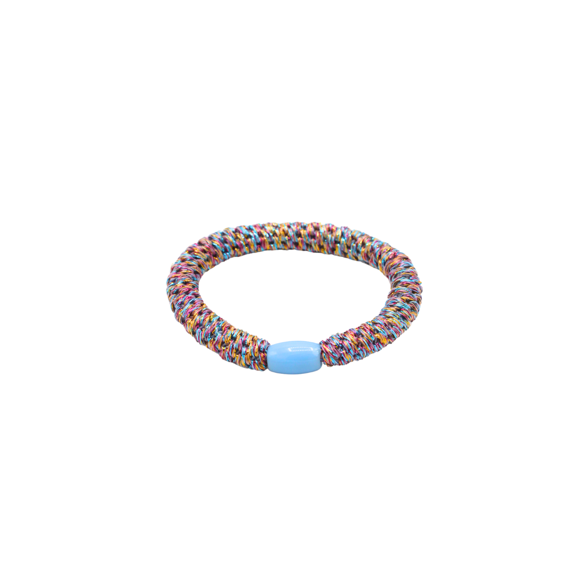 Élastique pour cheveux multicolore
