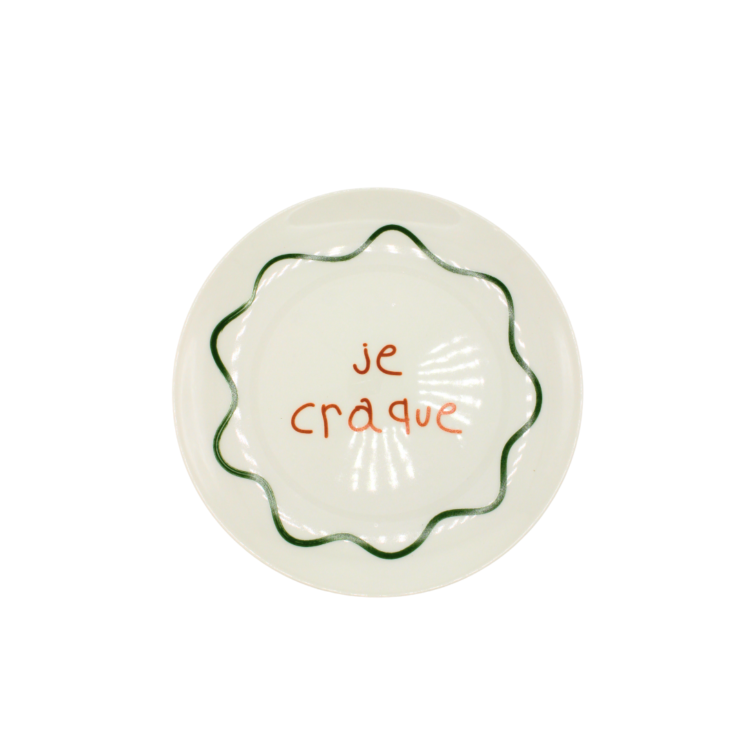 Coffret de 6 assiettes à message