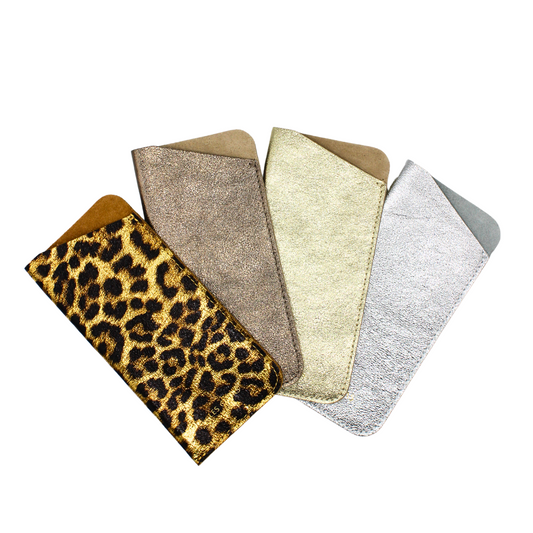 Étui à lunettes en cuir