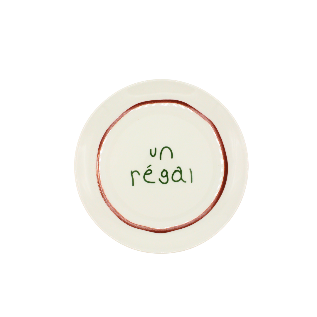 Coffret de 6 assiettes à message