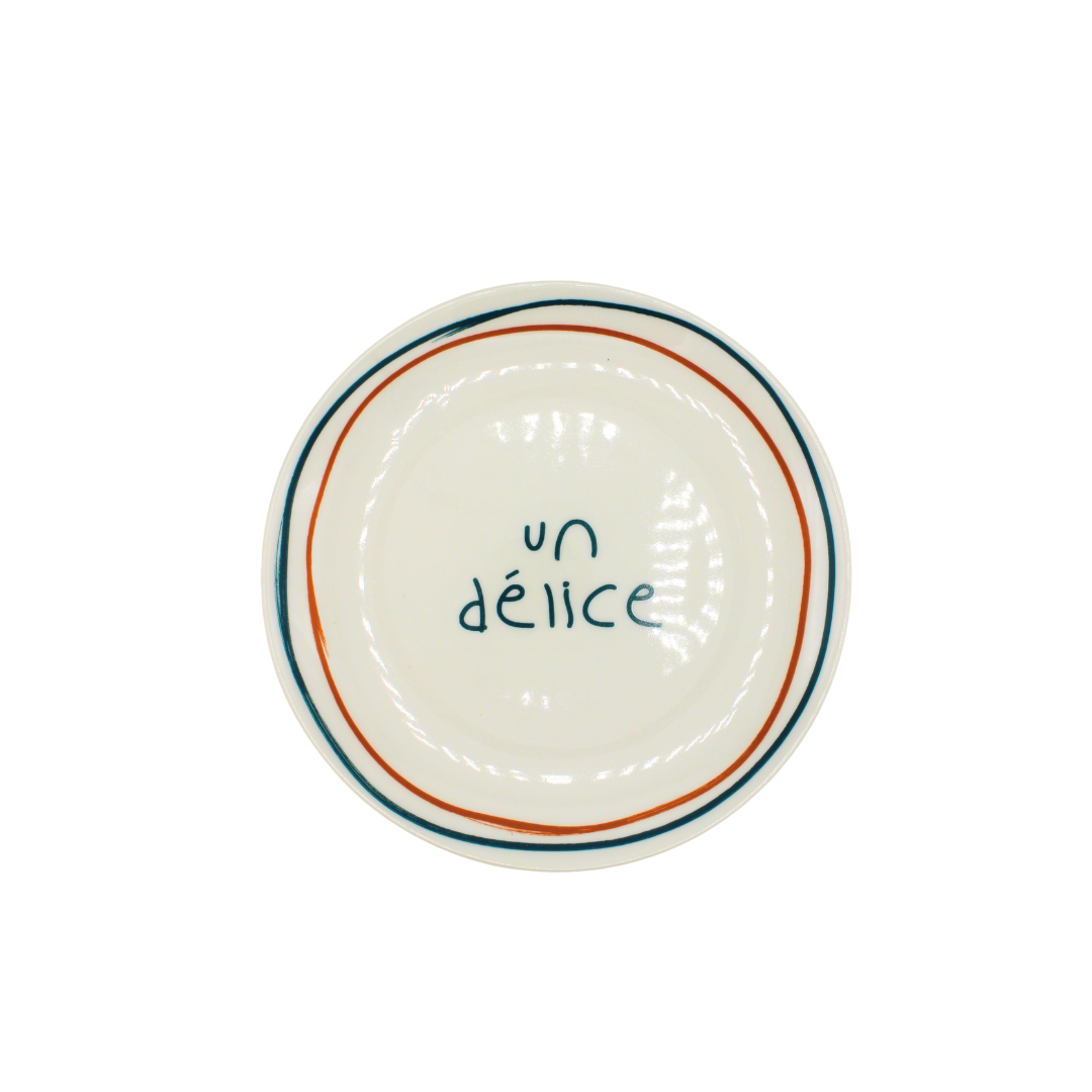 Coffret de 6 assiettes à message