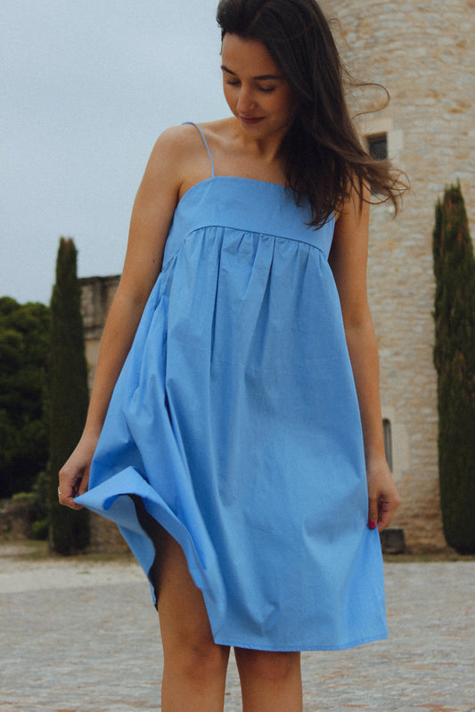 Robe Thaïs bleue