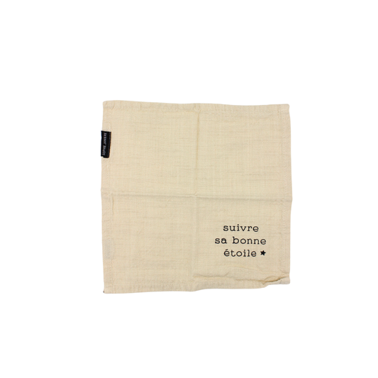 Lot de serviettes "Suivre sa bonne étoile"