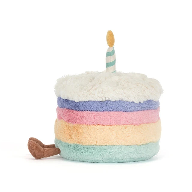 Peluche Rainbow Birthday Cake