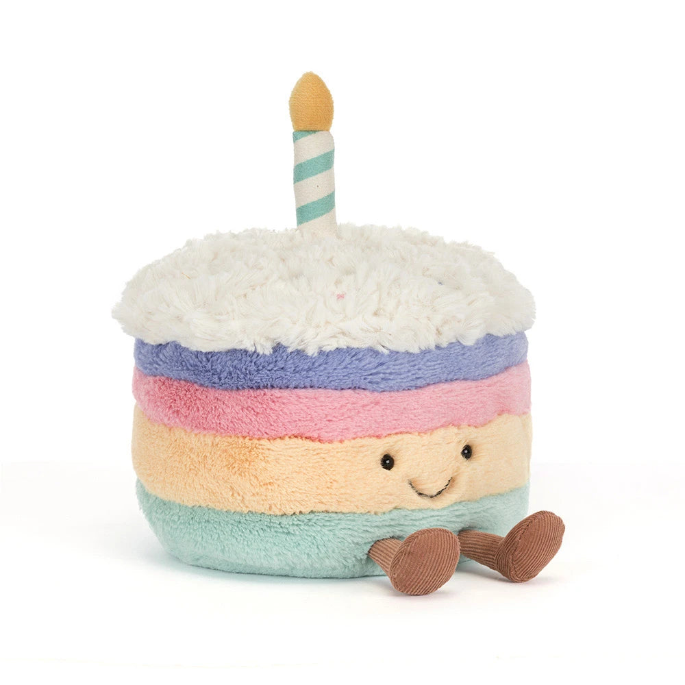 Peluche Rainbow Birthday Cake