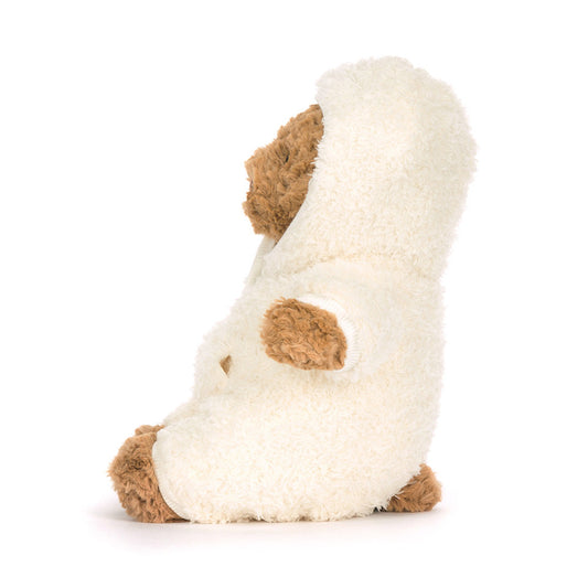 Peluche Ourson Bartholomew en combinaison