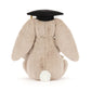 Peluche Lapin Bashful Remise de diplôme