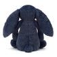 Peluche Lapin Stardust Bleu marine