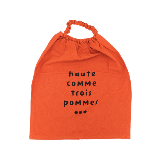 Bavoir "Haute comme trois pommes"