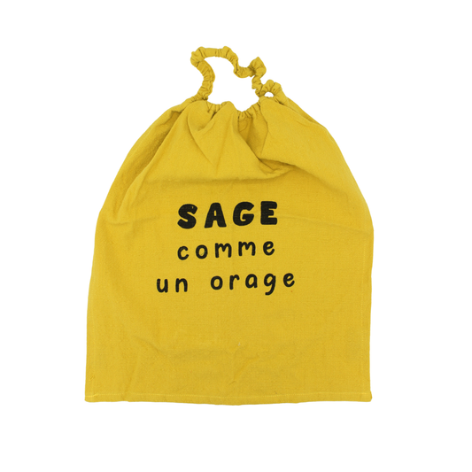 Bavoir "Sage comme un orage"