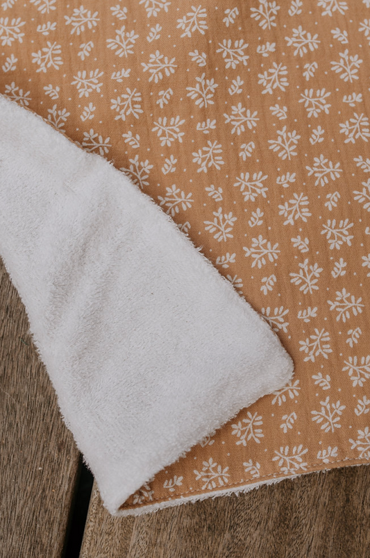 Grand bavoir motif branchage