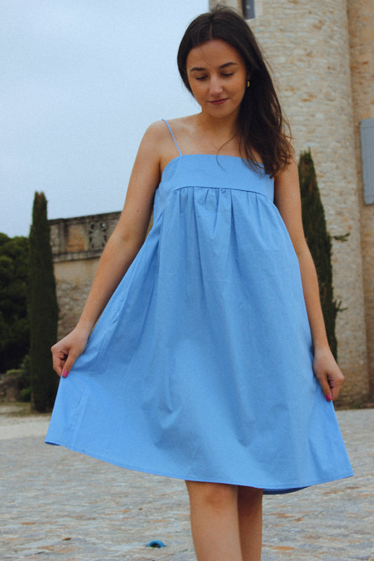 Robe Thaïs bleue