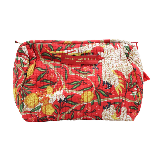 Trousse de toilette India rouge