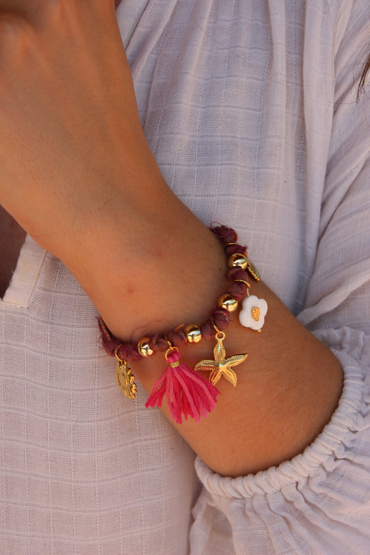 Bracelet Inès violet