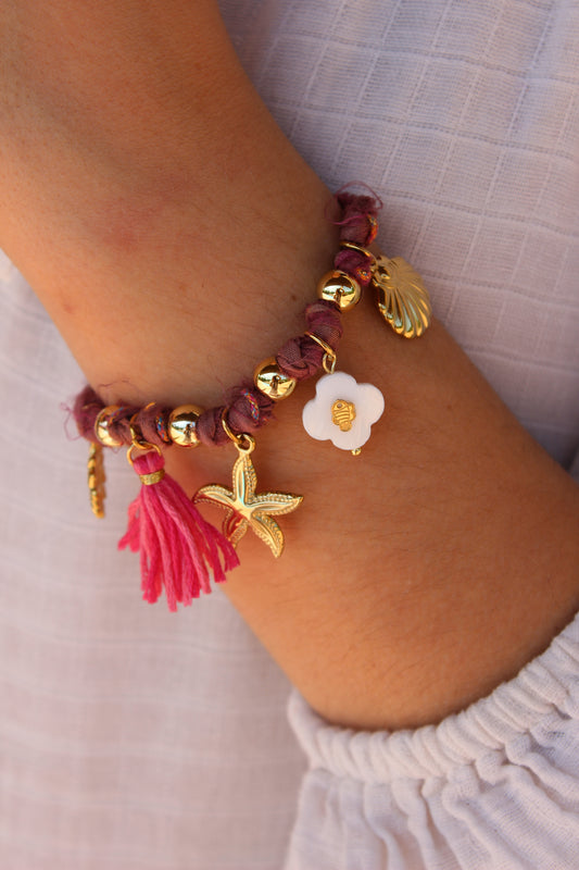 Bracelet Inès violet