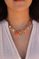 Collier Lise orange