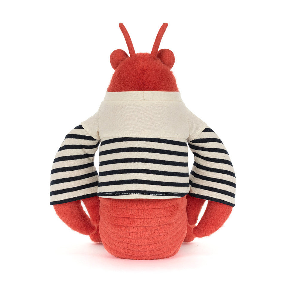 Peluche Homard Larry en tenue de marin