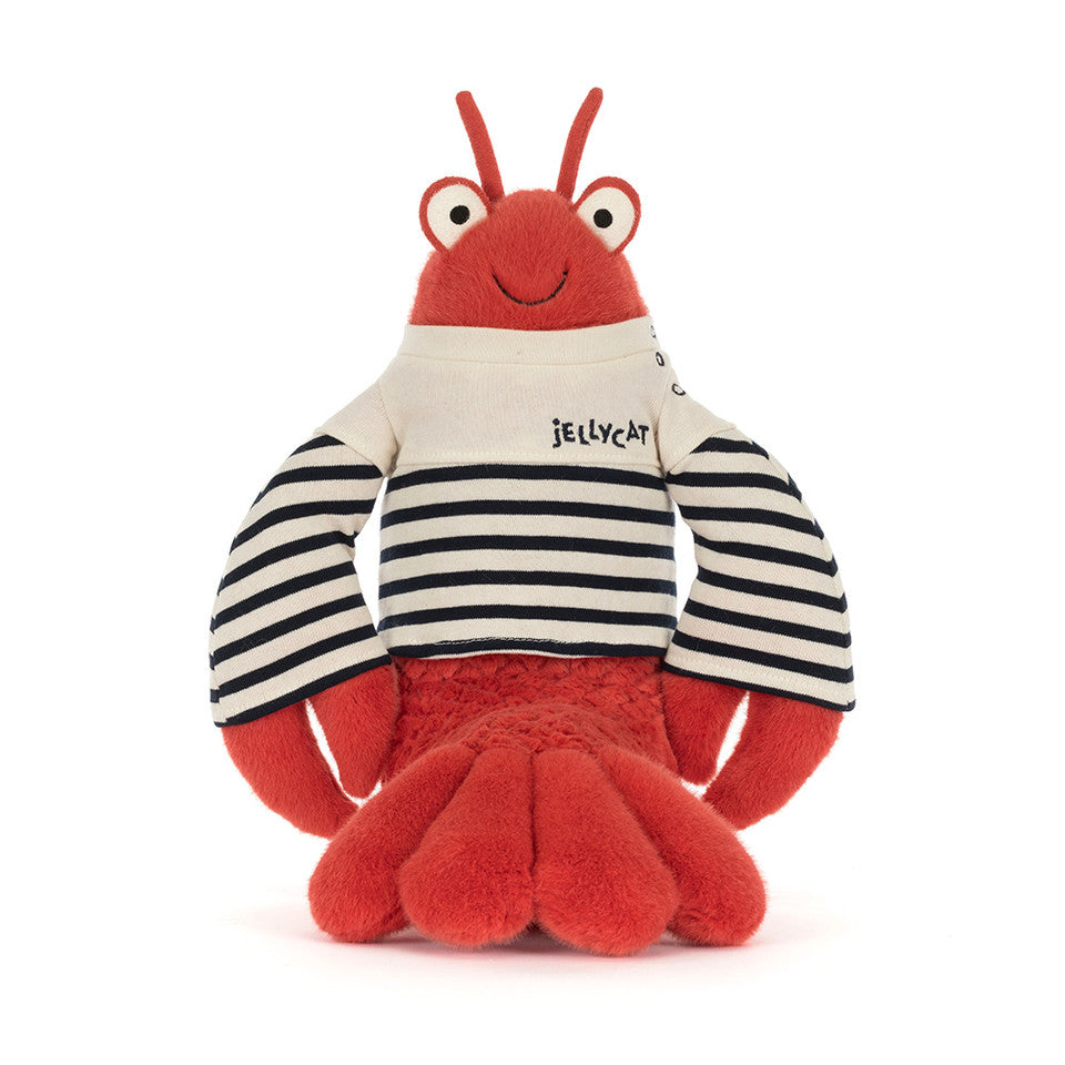 Peluche Homard Larry en tenue de marin