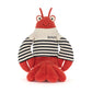 Peluche Homard Larry en tenue de marin