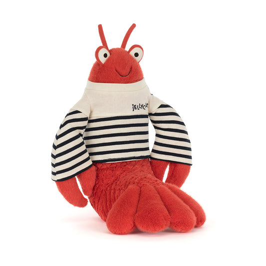 Peluche Homard Larry en tenue de marin