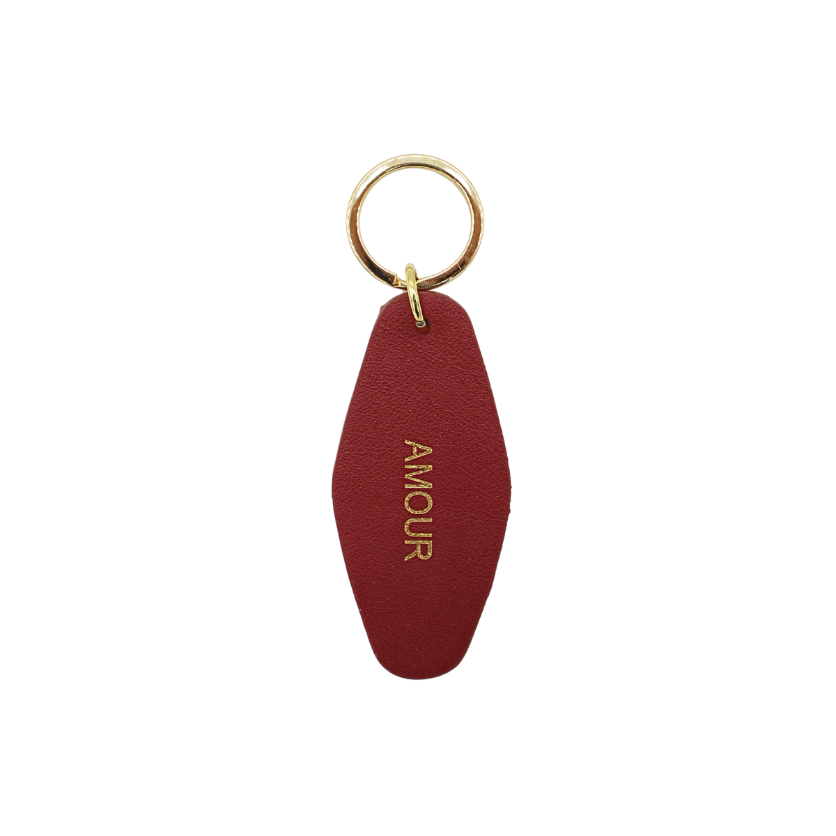 Porte-clés en cuir "Amour"