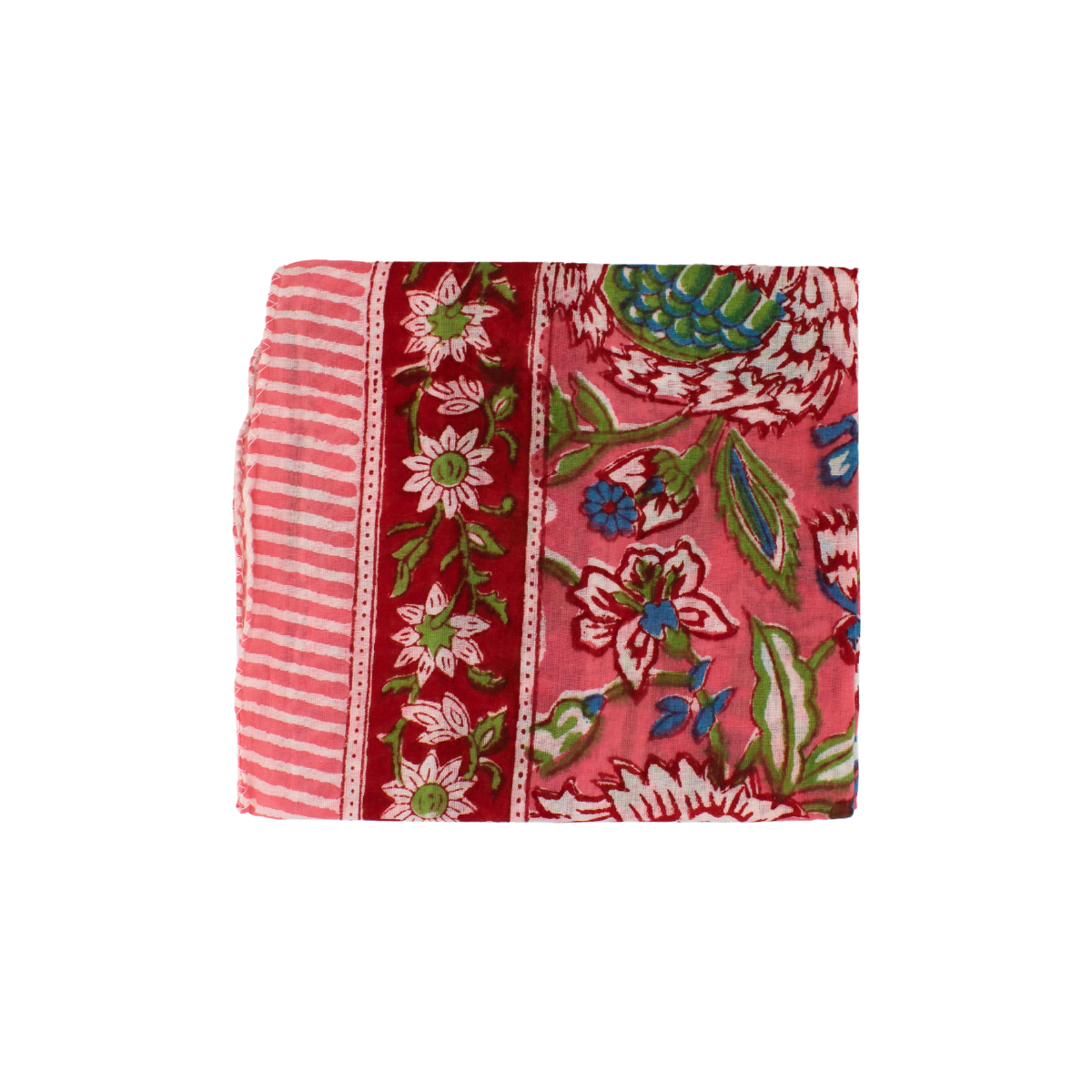Foulard imprimé Darius rose