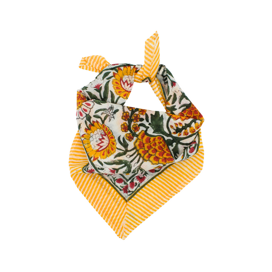 Foulard imprimé Adler orange