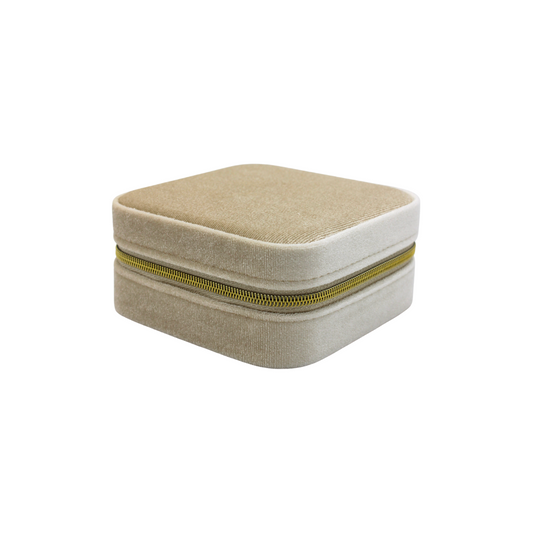 Boîte à bijoux crème