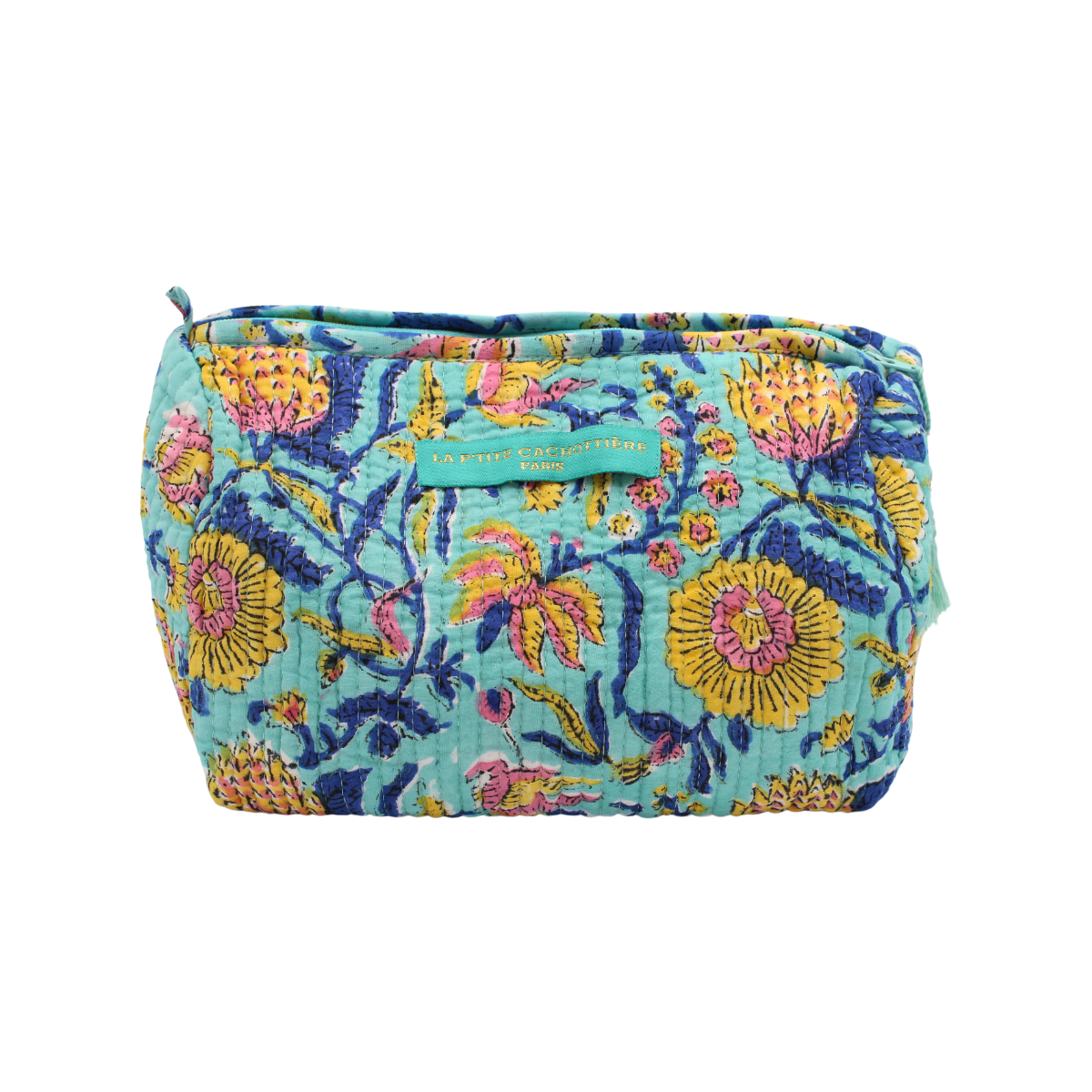 Trousse de toilette India turquoise