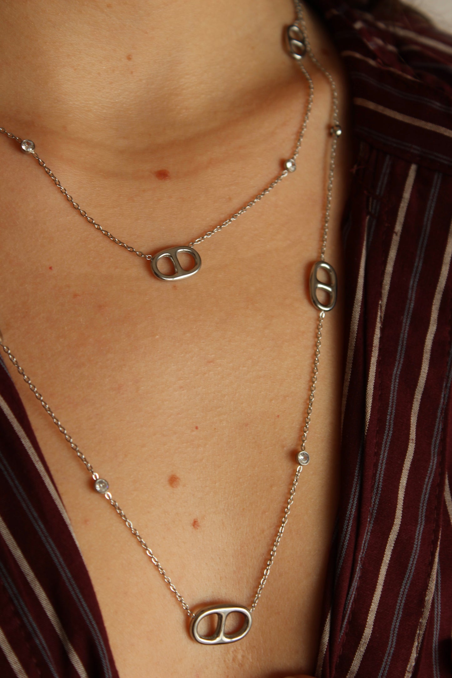 Collier Selena multi-rangs