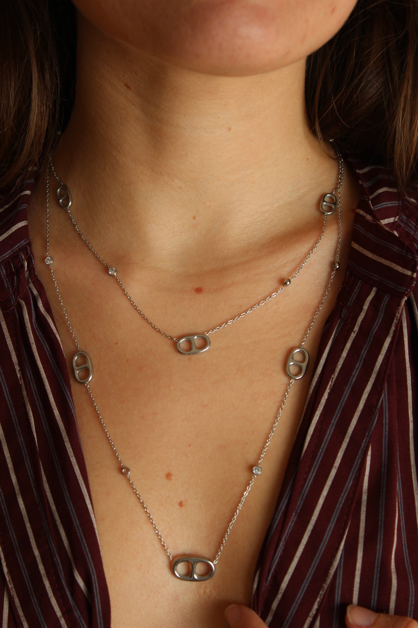 Collier Selena multi-rangs