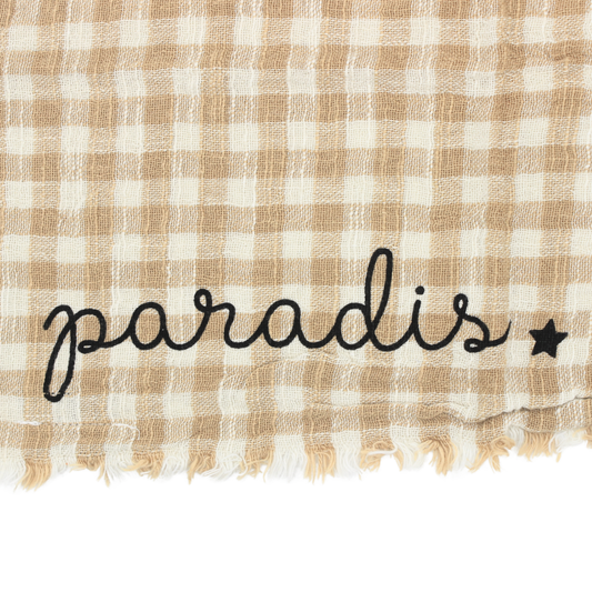 Essuie mains vichy "Paradis"