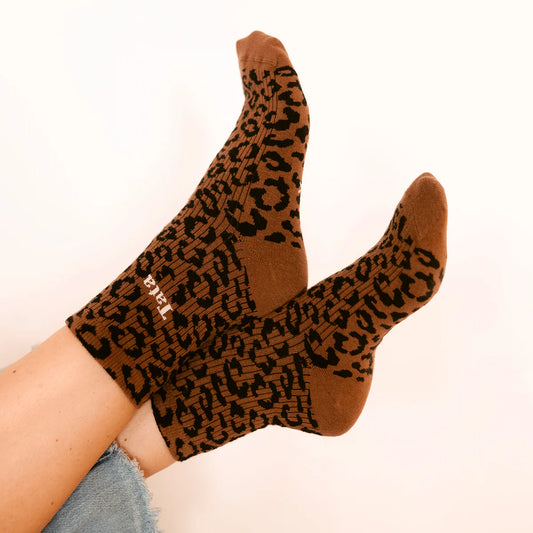 Chaussettes léopard "Tata"