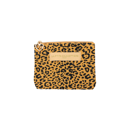 Trousse Léopard camel