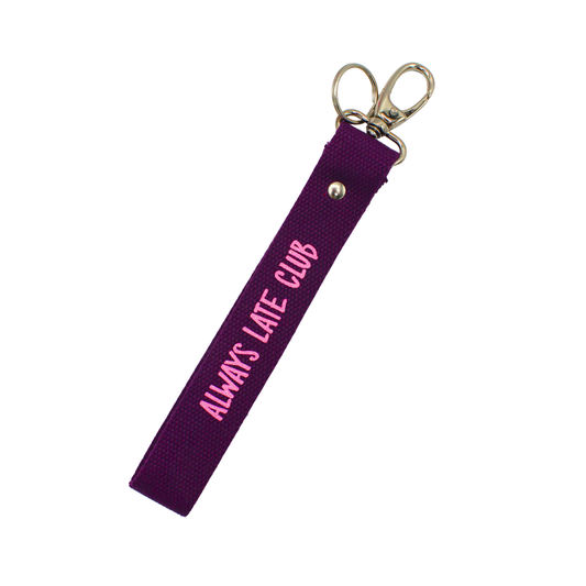 Porte-clés Always late club