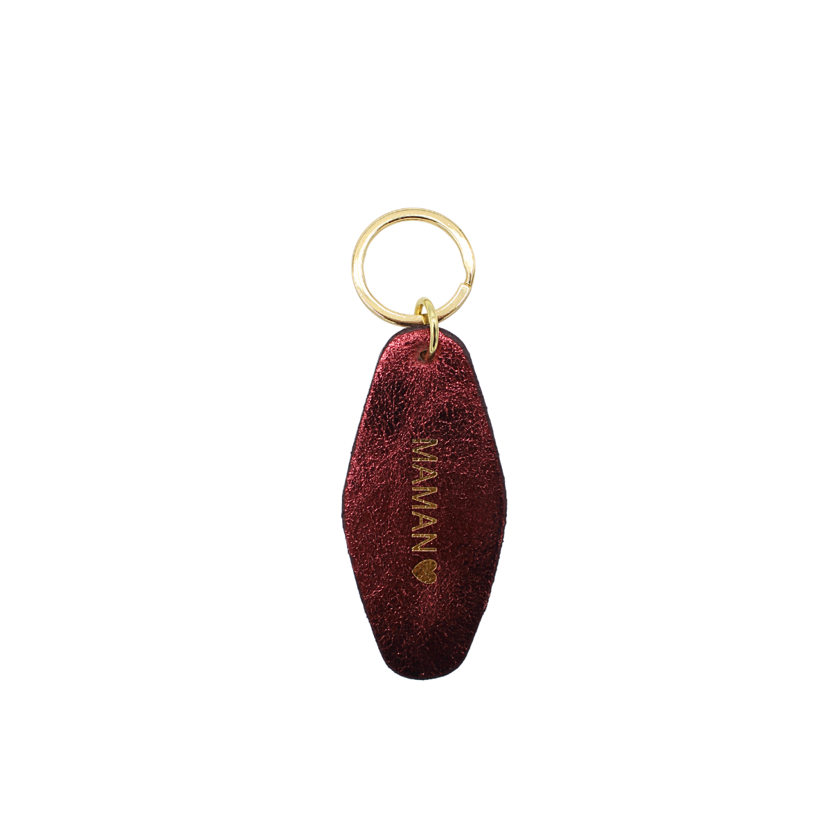 Porte-clés en cuir "Maman"