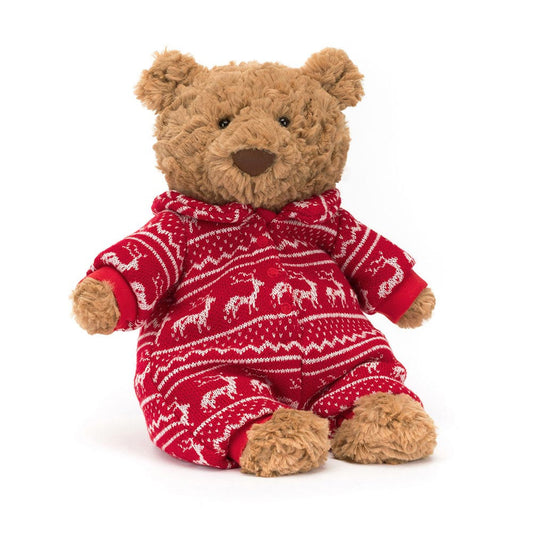 Peluche Ourson en pyjama Bartholomew