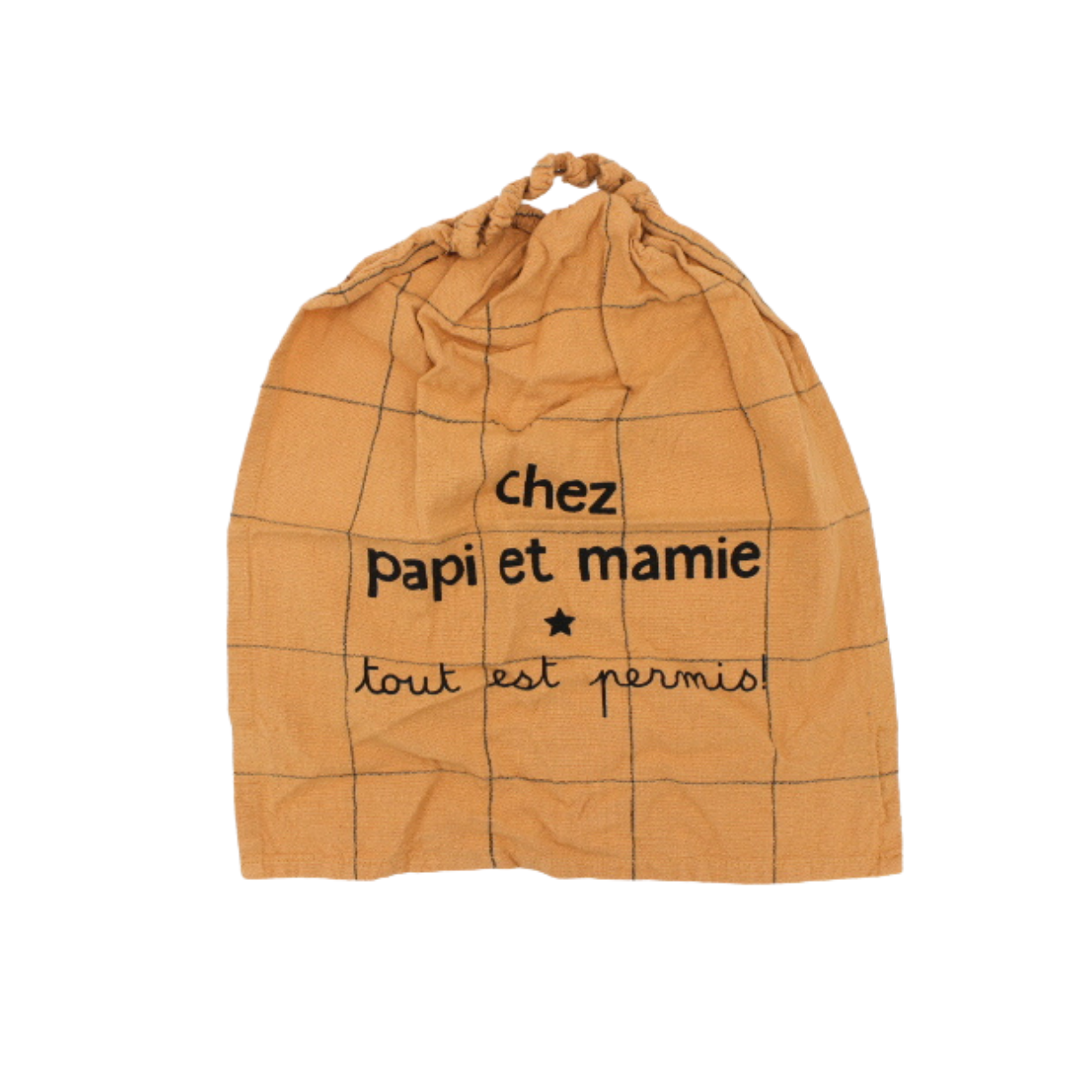 Bavoir "Chez papi et mamie, tout est permis"