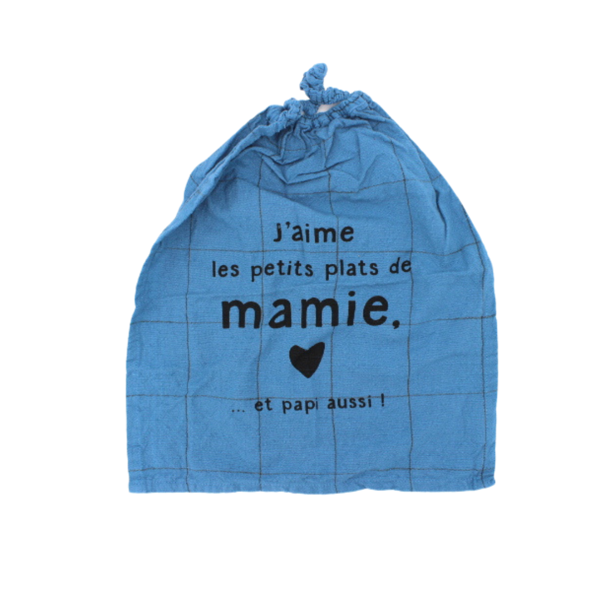 Bavoir "J'aime les petits plats de mamie"